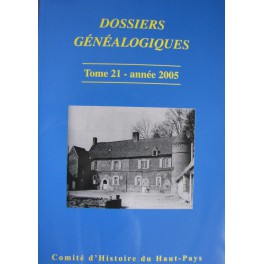 Dossiers généalogiques 21 Dossiers généalogiques 21