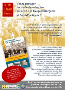 Goûter-mémoire et présentation du livre 