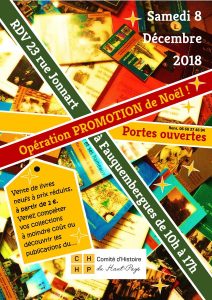 L'affiche de la vente promotionnelle