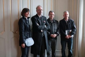 Hélène Boulet, Mark Dixon, Philippe May, et Hervé Willeman, rencontre entre passionnés d'histoire ! 