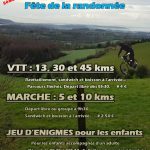 Affiche programme de la Fête de la Rando à Loison